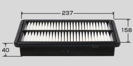 Фильтр воздушный VIC A-894V (17220-R0A-003)