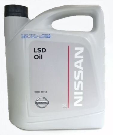 Масло трансмиссионное Nissan LSD GL-5 80W90 5л (KE907-99940)