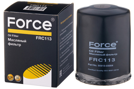 Фильтр масляный FORCE FRC113 (90915-03004) (аналог VIC C-113)