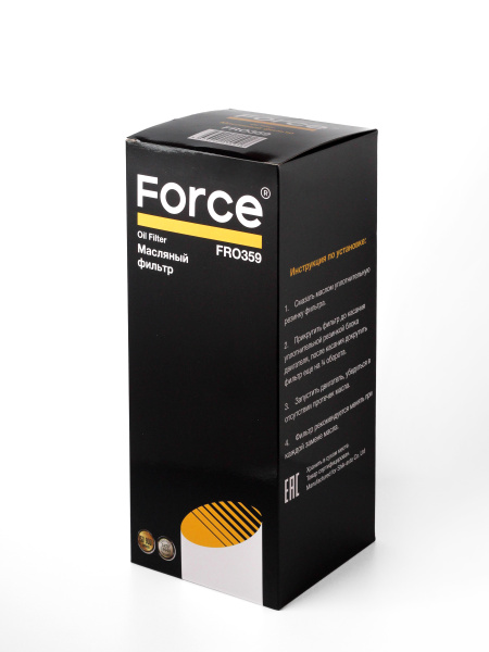 Фильтр масляный FORCE FRO359 (ME064356, ME121789) компл. из 2-х вставок (аналог VIC O-359)