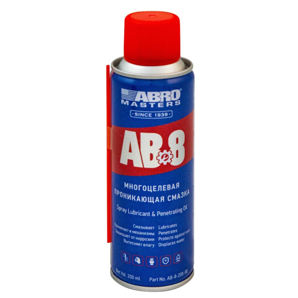 Смазка универсальная ABRO MASTERS AB-8-200-R спрей, 200мл