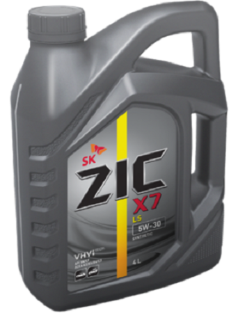 Масло моторное ZIC X7 LS  5w30  SN/CF  4л синтетическое