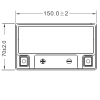 Аккумулятор WBR МОТО SMT12-9-A (12V9Ah) прямая полярность (+-) 150*70*105