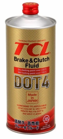 Тормозная жидкость TCL "DOT-4"  1л  Япония
