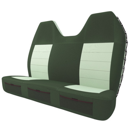 Авточехлы "CarFort SuperShell" SH-3821 для заднего дивана, водоотталк ткань,зеленый,1 цельный чехол