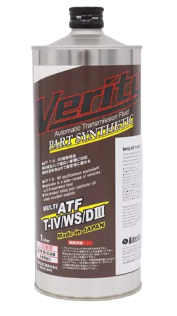 Масло трансмиссионное VERITY ATF T-IV/WS/DIII (Equivalent) 1л