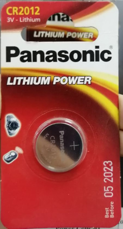 Батарейка Panasonic CR2012 Power Cells B1/38450