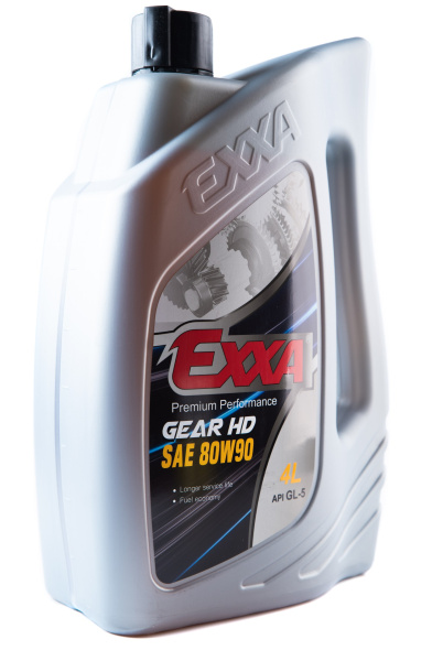 Масло трансмиссионное EXXA GEAR HD 80W90 GL-5  п/синтетическое, 4л. (Ю.Корея)