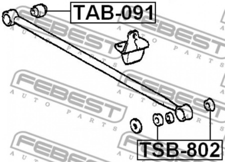 Втулка тяги TSB-802 поперечной Febest