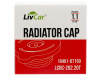 Крышка радиатора LCRC-202.2OT (16401-67150/C-11)  108kpa, 1.1 kg/cm2  LivCar