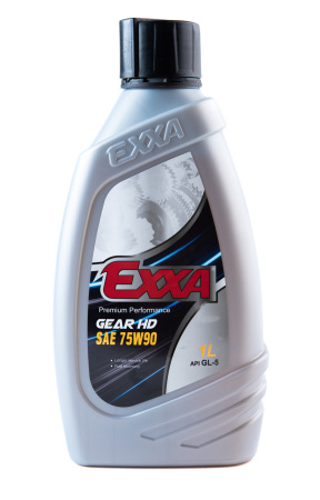 Масло трансмиссионное EXXA GEAR HD 75W90 GL-5  полусинтетическое, 1л. (Ю.Корея)