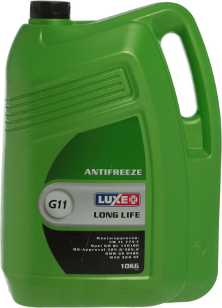 Антифриз LUXE Зелёный LONG LIFE 10 кг (-40С) G11