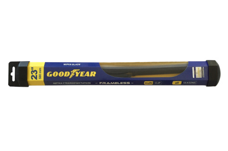 Щетка стеклоочистителя Goodyear FRAMELESS GY000423 23"/58см всесезонная бескаркасная