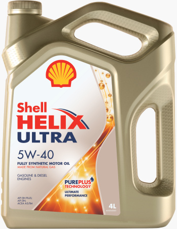Масло моторное SHELL Helix Ultra  5w40 SN/CF 4л синтетическое