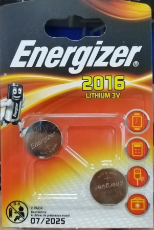 Элемент питания Energizer CR2016 Lithium S FSB2 (цена за блистер) E301021901