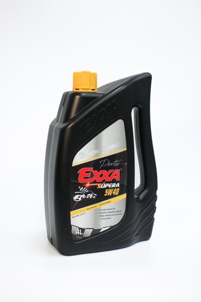 Масло моторное EXXA SUPERA 5w40 ACEA A3/B4 C3 синтетическое, 4л. (Ю.Корея)