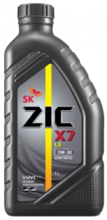 Масло моторное ZIC X7 LS  5w30  SN/CF  1л синтетическое
