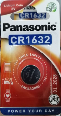 Батарейка Panasonic CR1632 Power Cells B1