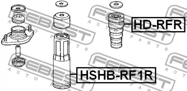 Отбойник амортизатора HD-RFR/52722-SM4-003 Febest