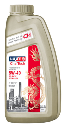 Масло иоторное LUXE ChaiTech  5w40 SN/CF 1л синтетическое