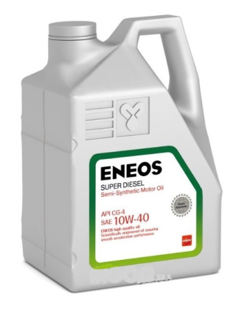 Масло моторное ENEOS Super Diesel Полусинтетика CG-4 10w40 6л
