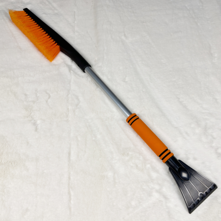 Щетка для снега со скребком "BARBELL" длина 80см, цвет оранжевый IC7566