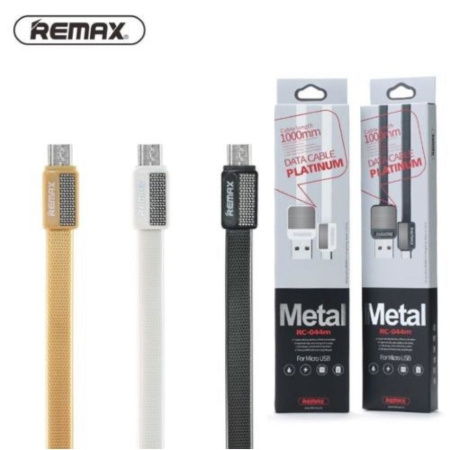 Кабель ReMax Metal microUSB RC-044m 1м