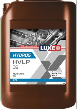Масло гидравлическое LUXE HYDROS HVLP 32  20л минеральное