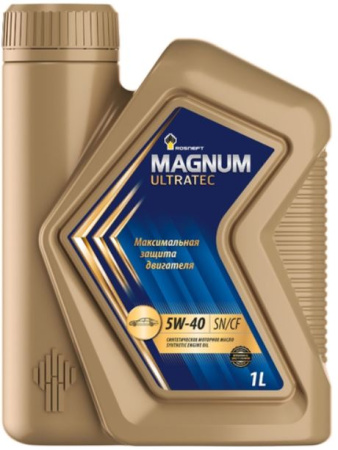 Масло моторное Роснефть Magnum Ultratec 5w40 SN/CF  1л синтетическое