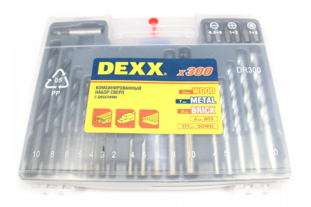 Набор DEXX: комбинированный набор сверл 2970-H300