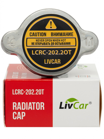 Крышка радиатора LCRC-202.2OT (16401-67150/C-11)  108kpa, 1.1 kg/cm2  LivCar
