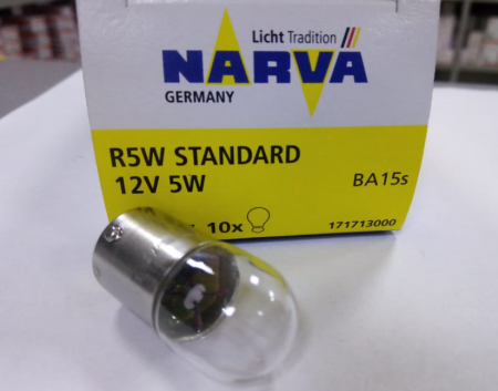 Лампа Narva 17171CP R5W 12V 5W